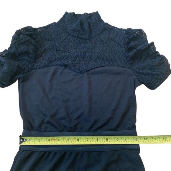 Black Fitted Seductions Dress Size Small - Picture 7 of 8